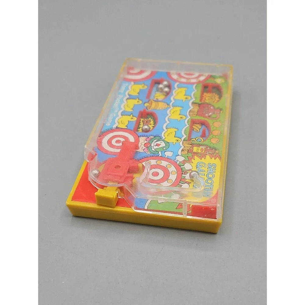 Vintage 1976 Tomy Pocket Shooting Gallery Game, Fair Game, Handheld